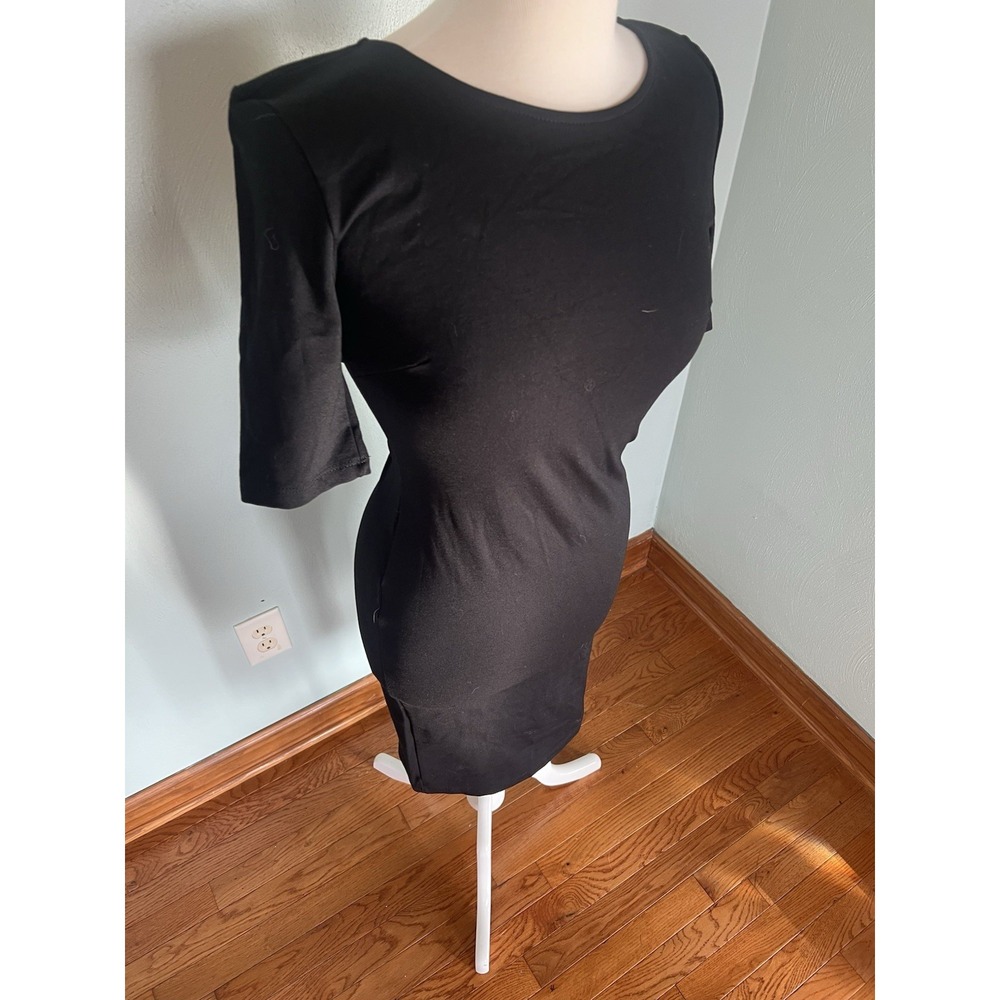 Cookies Clothing Co. Hawaii LBD Business Slip Dress Cocktail Zip Up Closure Sz S - Picture 2 of 9